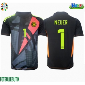 Tyskland Manuel Neuer #1 Målvakt Hemmatröja EM 2024 Kortärmad